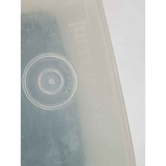 Tupperware Modular Mate Container With Green Lid 13 Cups 469-5 Two Piece - Picture 9 of 12